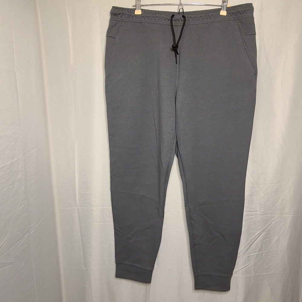 Member's Mark Active Jogger Mens XL Gray Double Knit Stretch Pockets NWT New